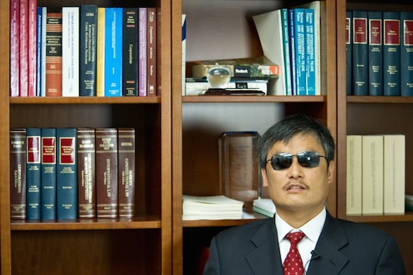 Chen Guangcheng, Chinese human rights activist and target of the notorious 610 Office, in Washington, D.C., April 9, 2013. (Karen Bleier/AFP/Getty Images)