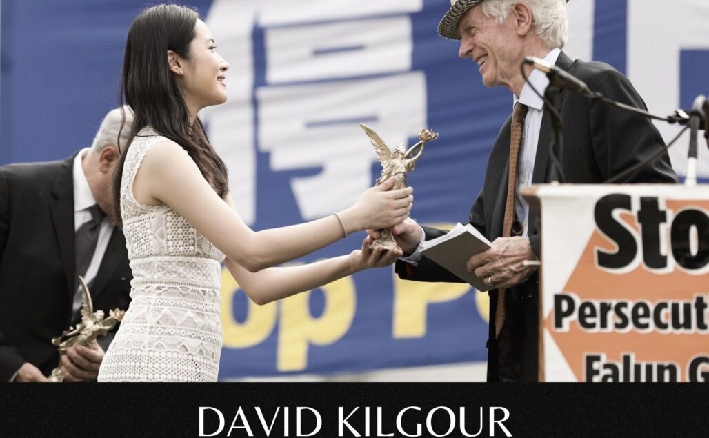 david kilgour is awarded a human rights award in washington dc