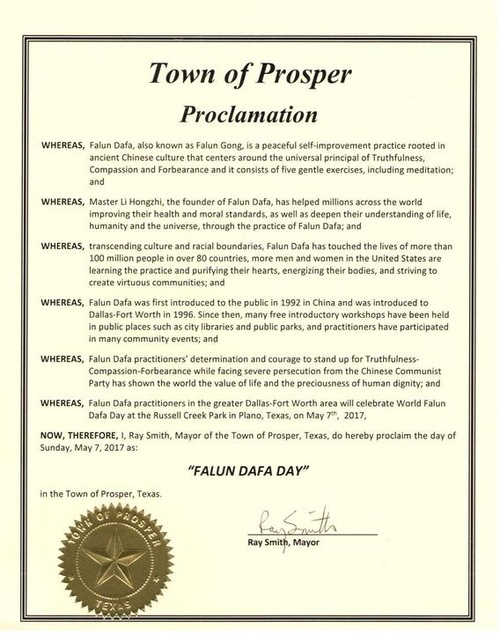 How to Request a Local Proclamation for Falun Gong Friends of Falun Gong