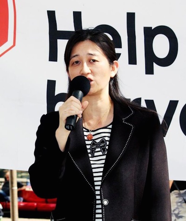 Dr. Lucy Zhao, president of the Falun Dafa (Falun Gong) Association in Australia